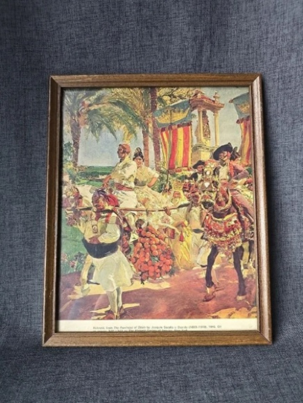 Framed Print "Valencia, Couples on horseback" 1916 Joaquin Sorolla y Bastida
